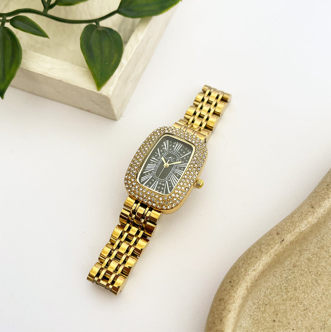 Gold Black Nova Metal Watch