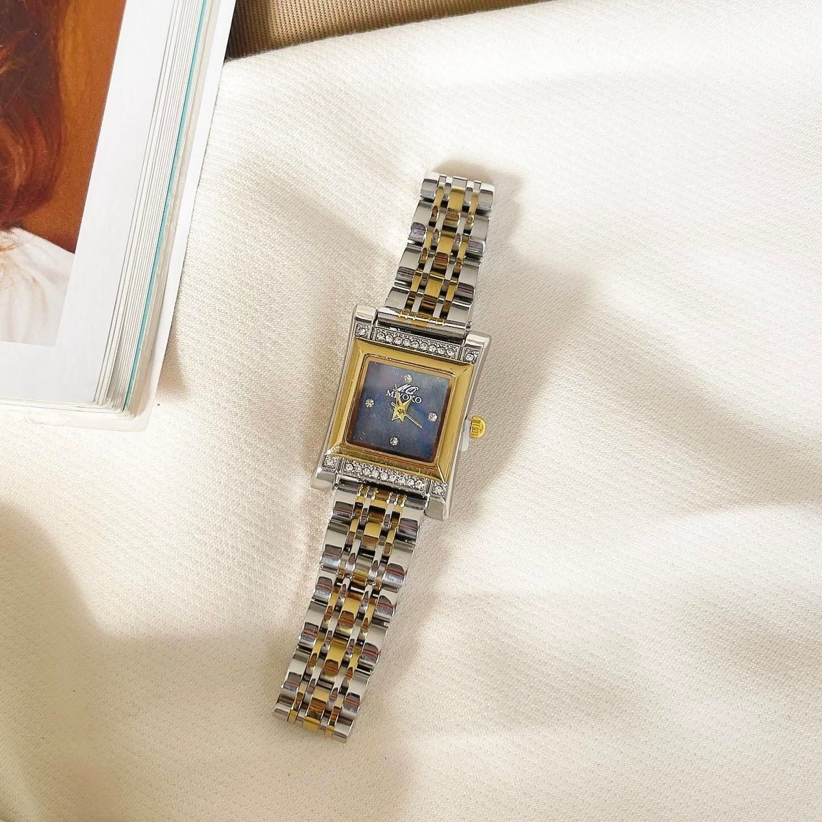 Mixed Blue Palais Metal Watch