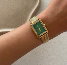 Load image into Gallery viewer, Gold X Green Elowen Metal Watch
