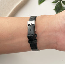 Load image into Gallery viewer, Black Littlest Leather Watch
