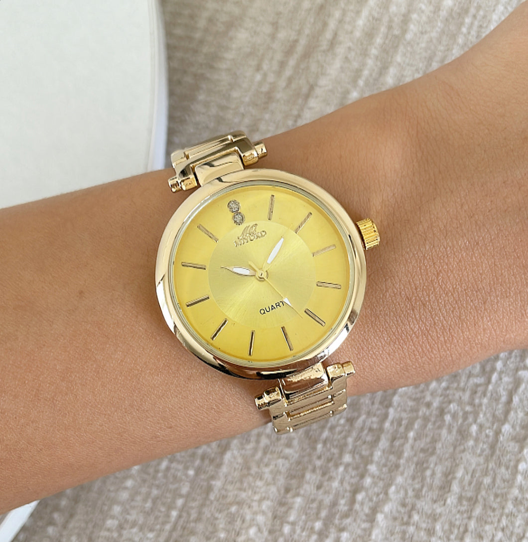 Gold Elle Metal Watch