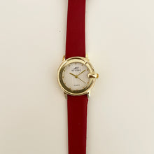 Load image into Gallery viewer, Red Antiqua Leather Watch
