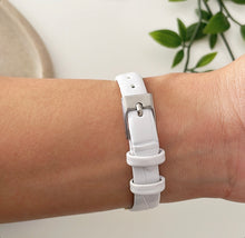 Load image into Gallery viewer, White Littlest Leather Watch
