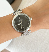 Load image into Gallery viewer, Silver Black Squad Metal Watch
