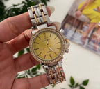 Mixed Gold Milan Metal Watch