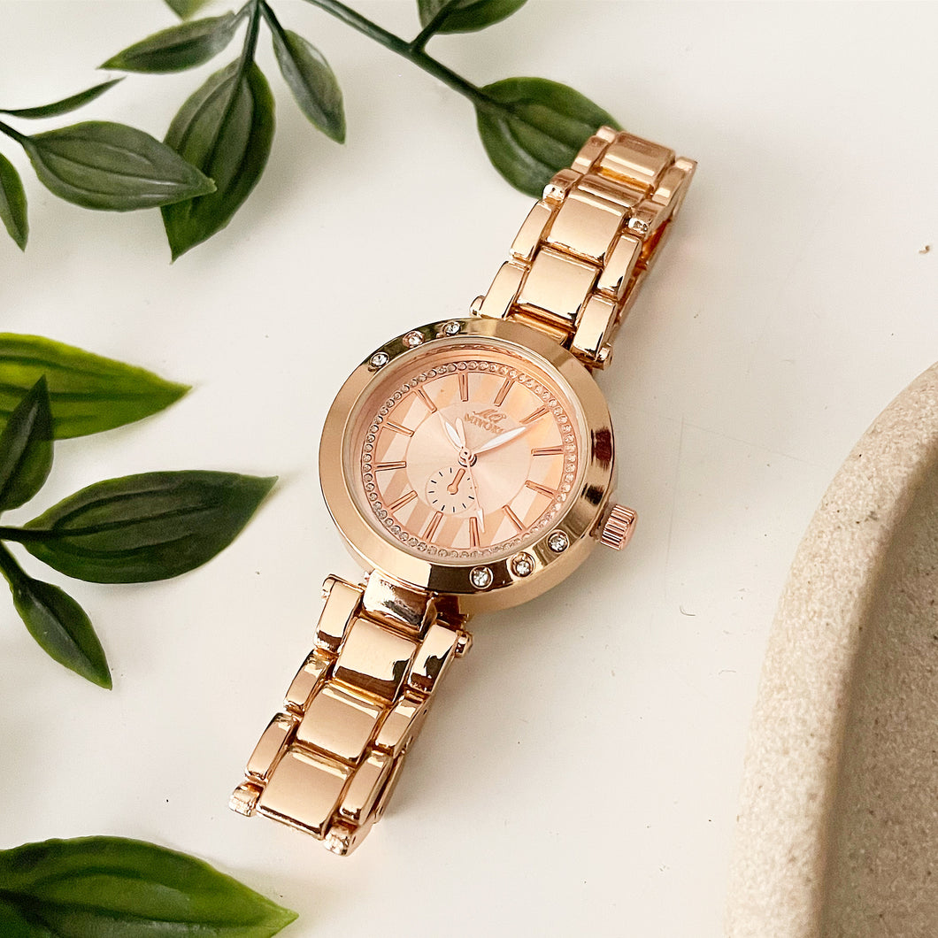 Rosegold Rose Aristo Metal Watch