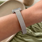 Silver X Black Seraphine Metal Watch