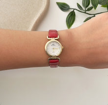 Load image into Gallery viewer, Red Littlest Leather Watch
