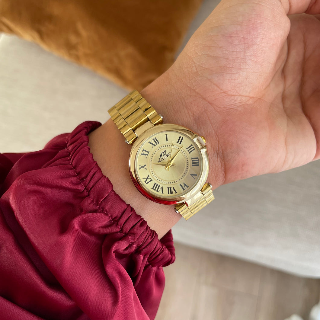 Gold Gold Diaries Metal Watch