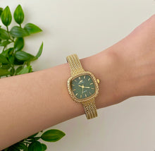 Load image into Gallery viewer, Gold X Green Bliss Metal Watch
