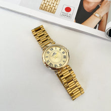 Load image into Gallery viewer, Gold Gold Diaries Metal Watch
