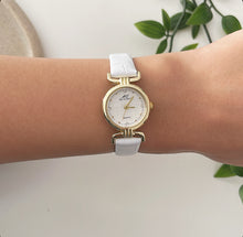 Load image into Gallery viewer, White Littlest Leather Watch
