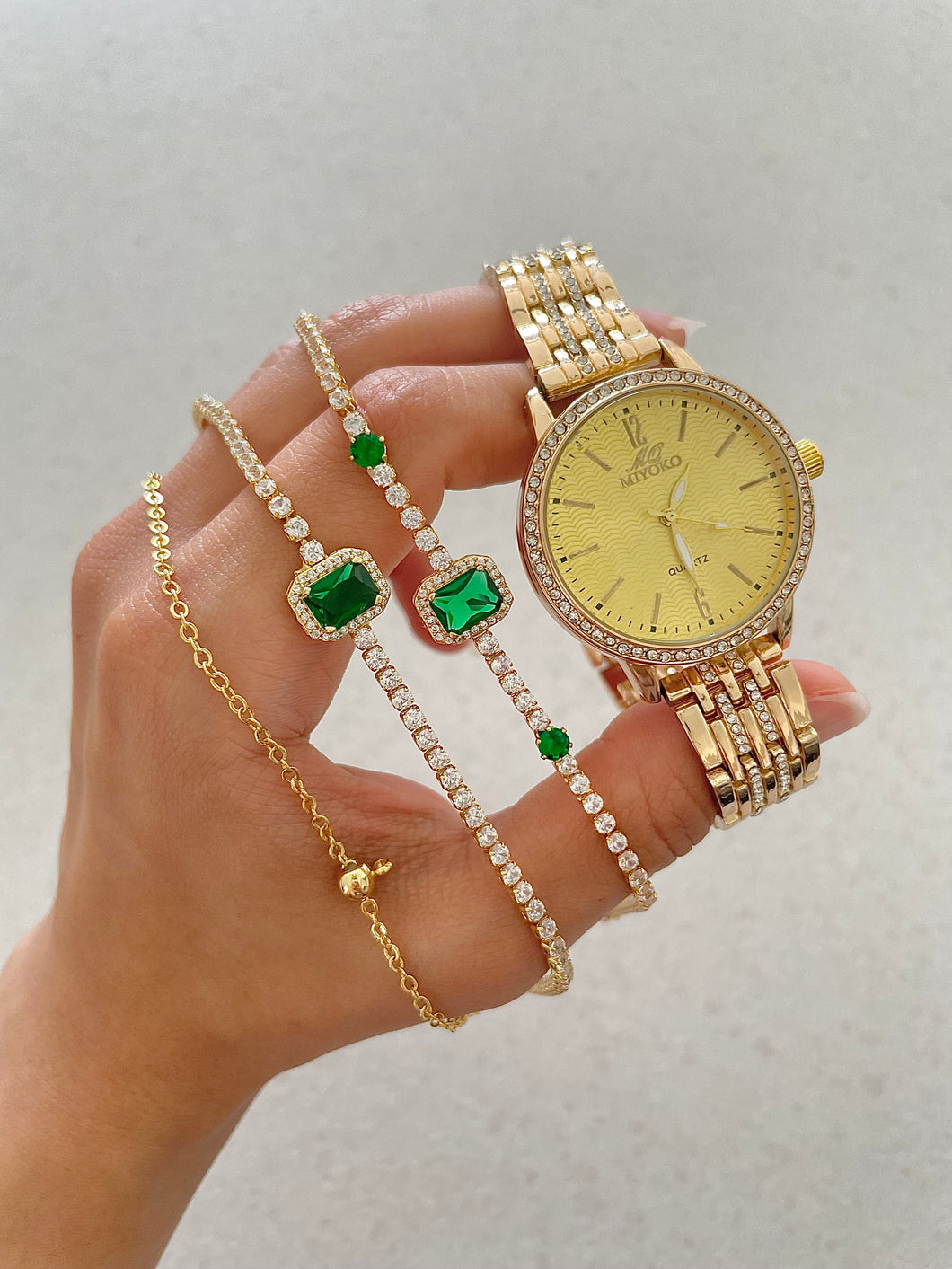 Glory Gold Green Set
