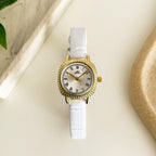 White Imperium Leather Watch