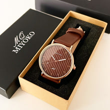 Load image into Gallery viewer, Brown GENT Men Leather Watch
