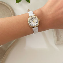 Load image into Gallery viewer, White Imperium Leather Watch
