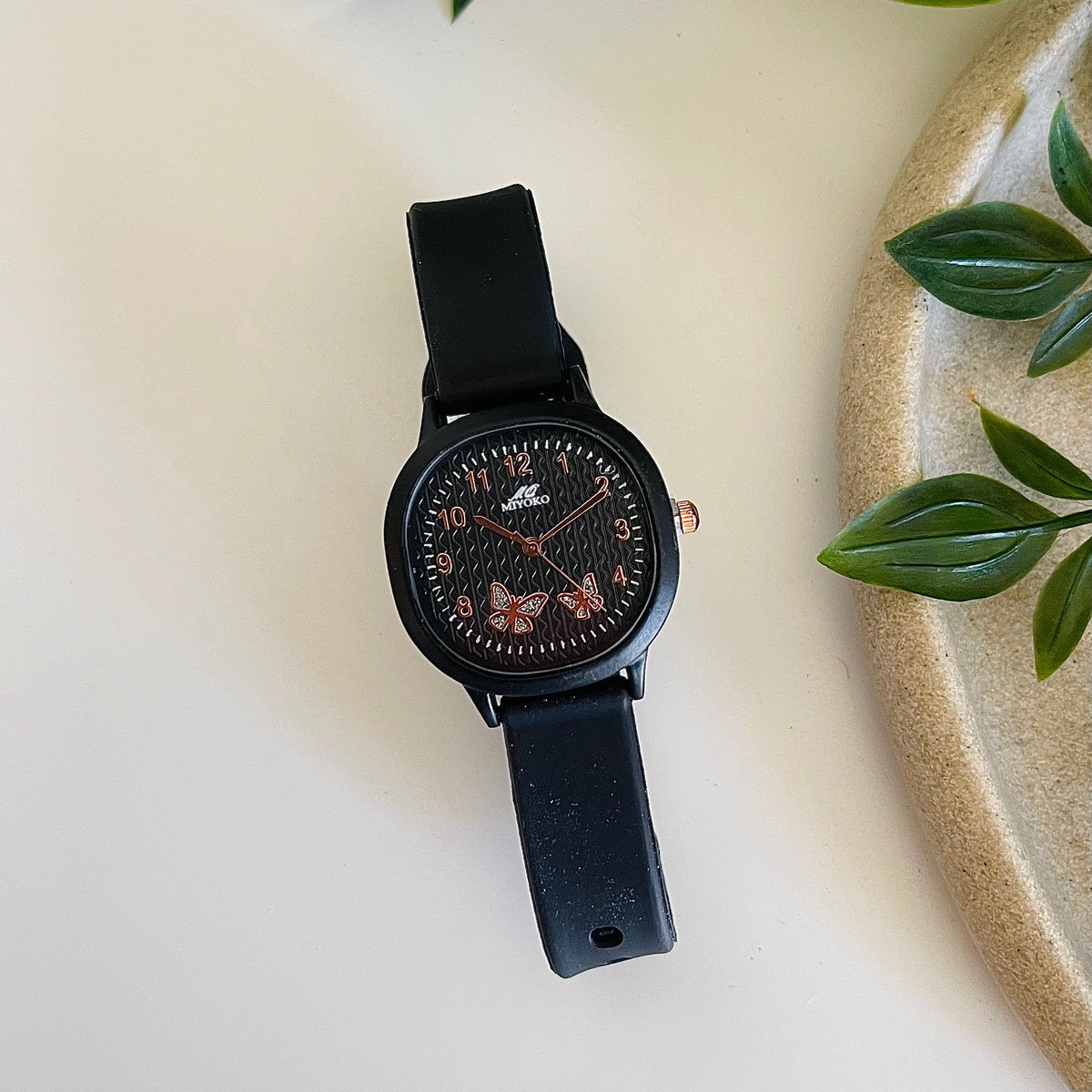 Black Muse Rubber Watch