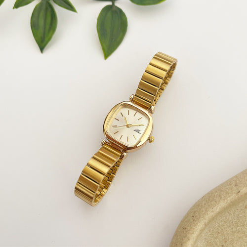 Gold Celva Metal Watch