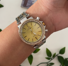 Load image into Gallery viewer, Mixed Gold Milan Metal Watch
