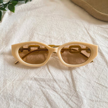 Load image into Gallery viewer, Beige Emeralda Sunglasses
