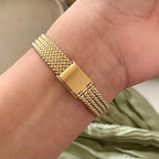 Gold X Green Seraphine Metal Watch