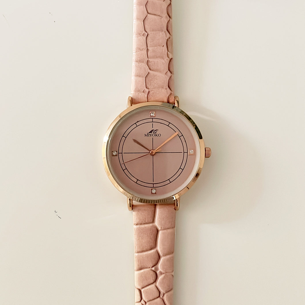 Semon Target Leather Watch