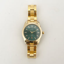 Load image into Gallery viewer, Gold Green Harmony Unisex Metal Watch
