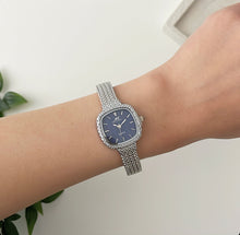 Load image into Gallery viewer, Silver X Blue Bliss Metal Watch

