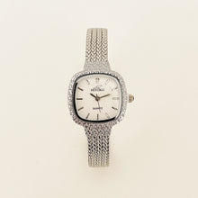 Load image into Gallery viewer, Silver White Edged Metal Watch
