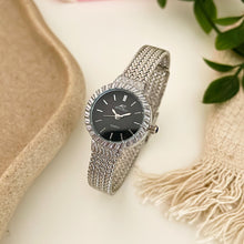 Load image into Gallery viewer, Silver X Black Luxe Metal Watch
