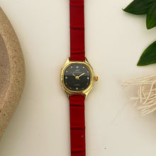 Load image into Gallery viewer, Red Black BusinessGal Leather Watch
