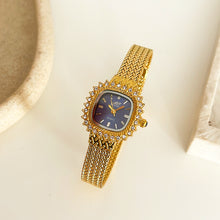 Load image into Gallery viewer, Gold X Blue Luster Metal Watch
