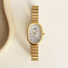 Load image into Gallery viewer, Gold White Girlfriend Metal Watch
