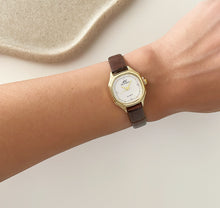 Load image into Gallery viewer, Brown White BusinessGal Leather Watch
