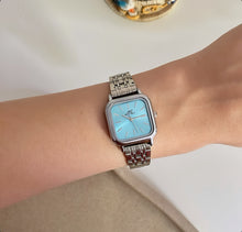 Load image into Gallery viewer, Silver Blue Dial Iconic Metal Watch

