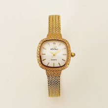 Load image into Gallery viewer, Gold White Edged Metal Watch
