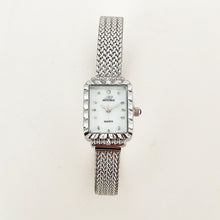Load image into Gallery viewer, Silver White Sunlit Metal Watch

