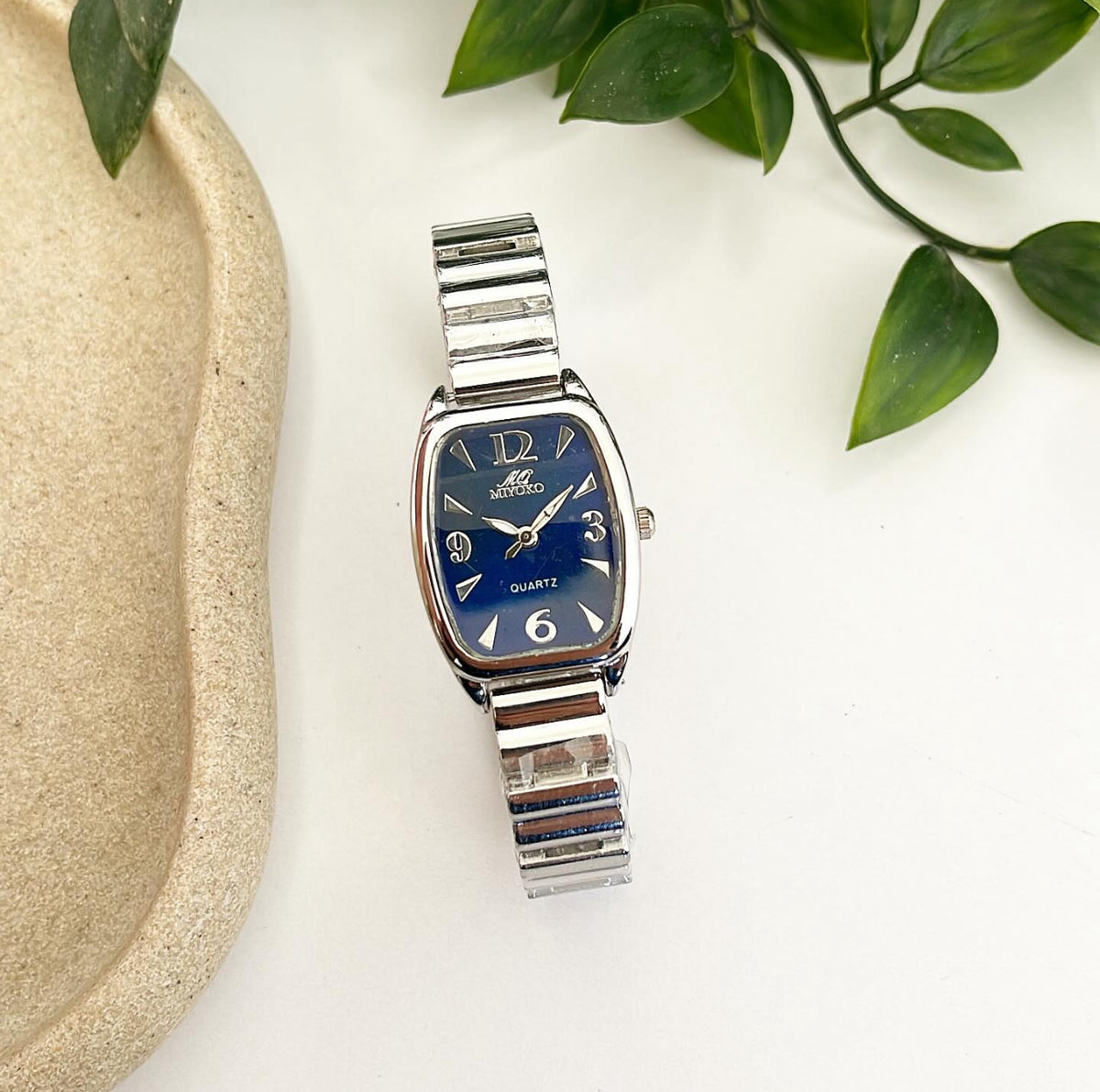 Silver Blue Vienna Metal Watch