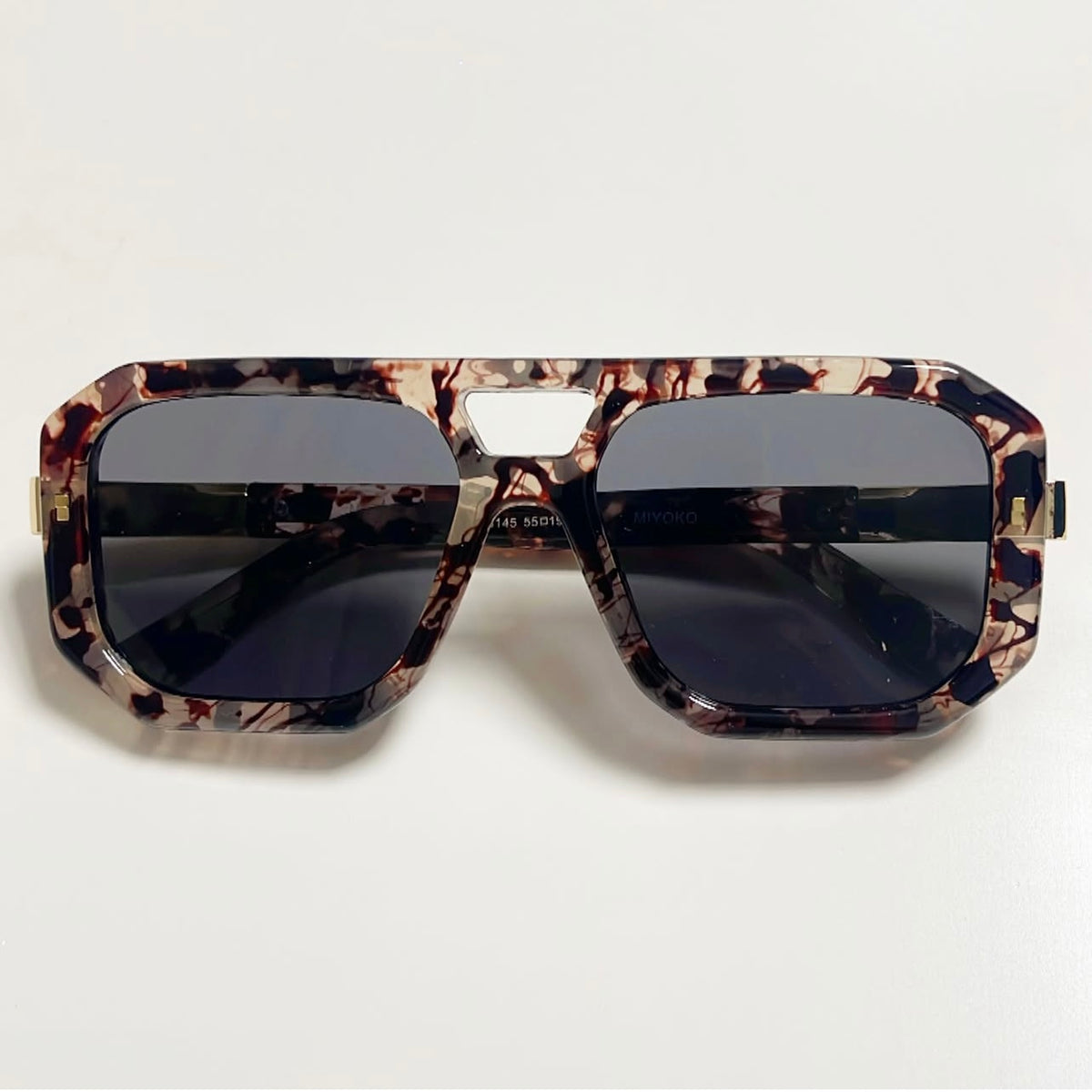 Beige Prism Sunglasses