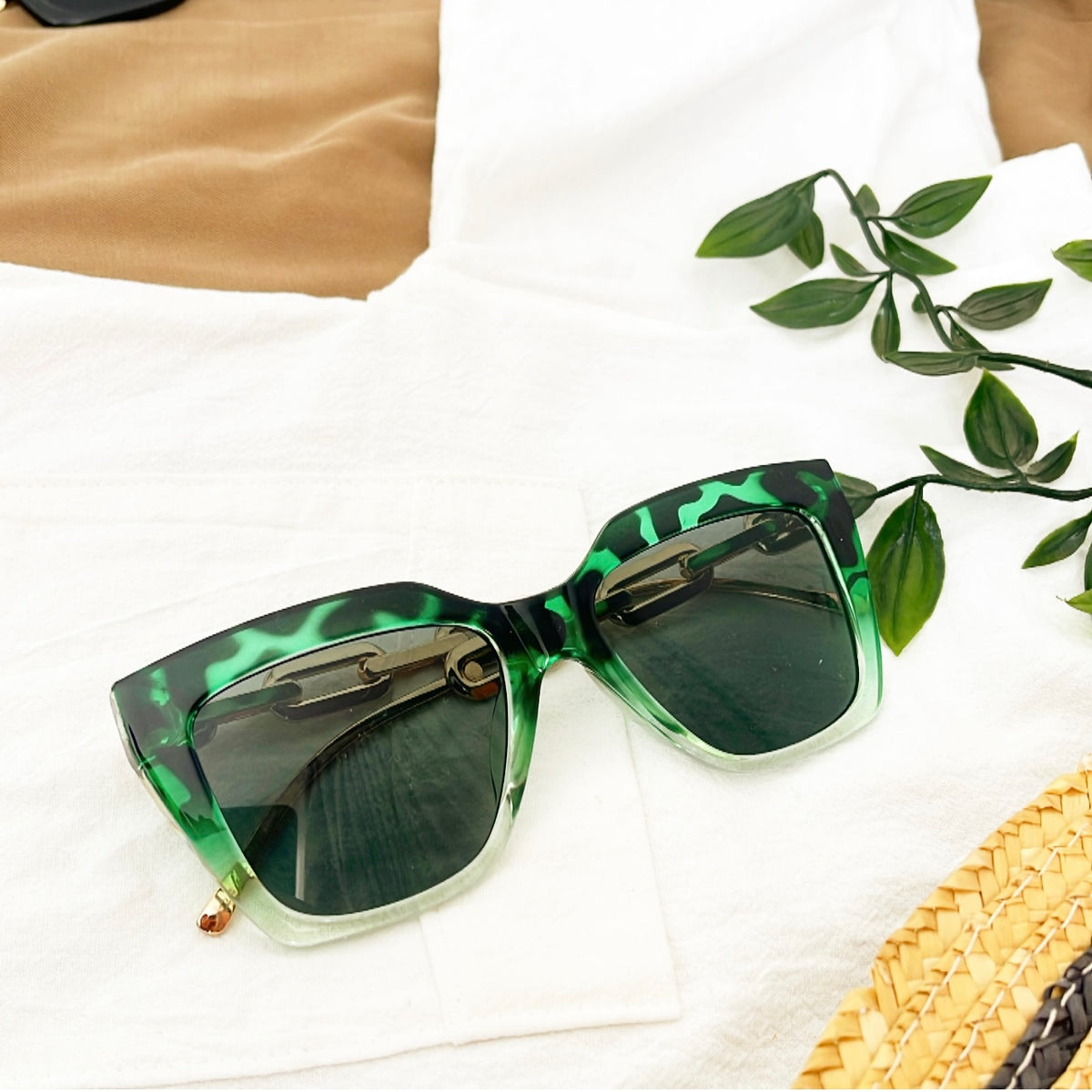 Green LA Sunglasses