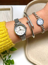 Load image into Gallery viewer, Silver White Dial Watch Set
