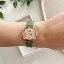 Load image into Gallery viewer, Olive Green Cute Leather Watch
