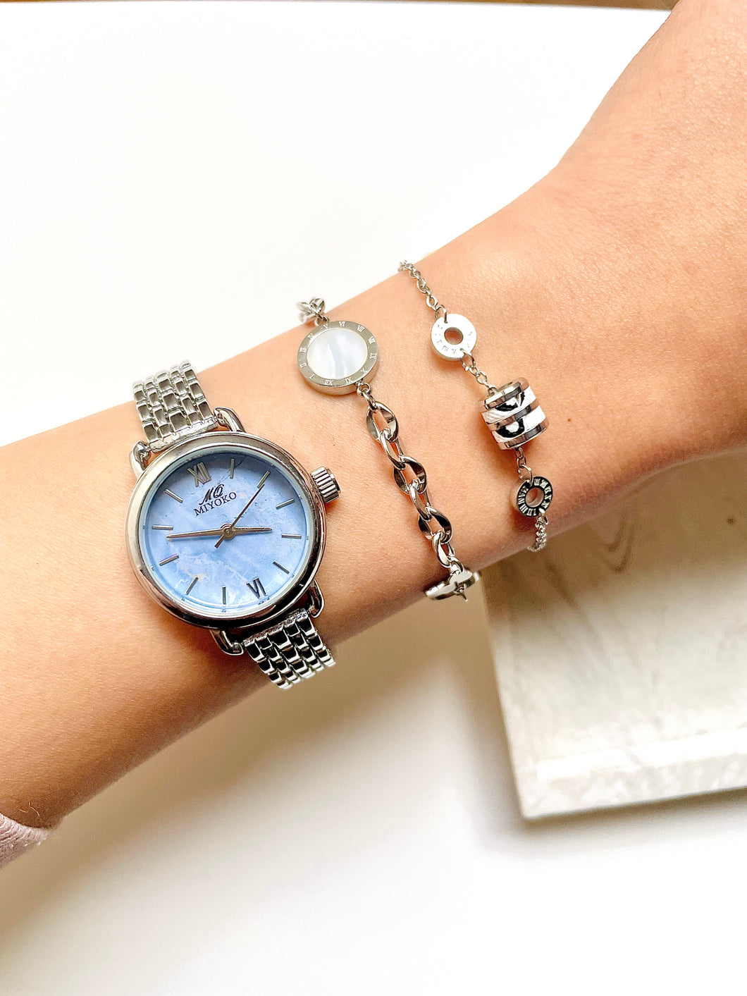 Silver Angelic Watch Set – Miyoko Watches