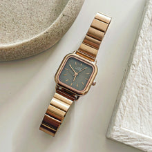 Load image into Gallery viewer, Rosegold Grey Dial Feminine Metal Watch
