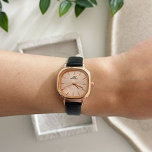 Load image into Gallery viewer, Black Cute Leather Watch
