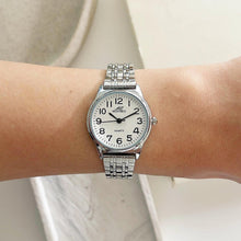 Load image into Gallery viewer, Silver White Dial Bond Metal Watch
