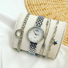 Load image into Gallery viewer, Silver in White Super Star Thin Watch Set
