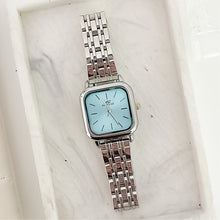 Load image into Gallery viewer, Silver Blue Dial Iconic Metal Watch
