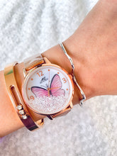 Load image into Gallery viewer, Pink Butterfly Rose Gold Set
