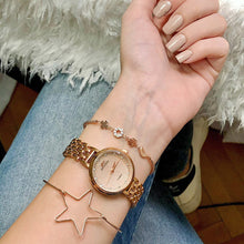 Load image into Gallery viewer, Rose Gold Star Watch Set
